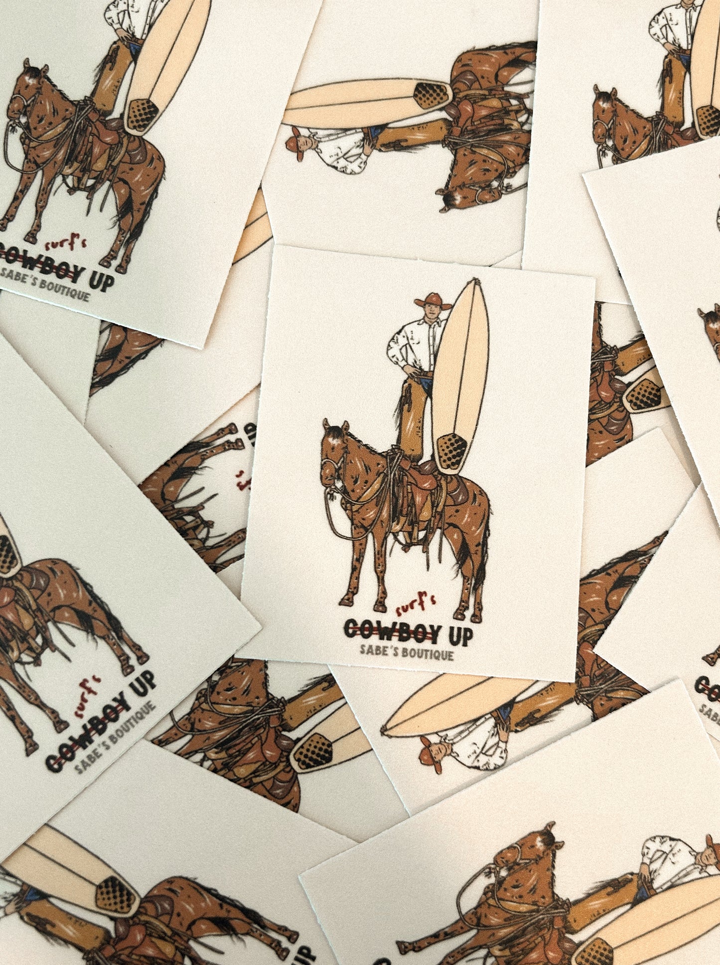 Surfs up sticker