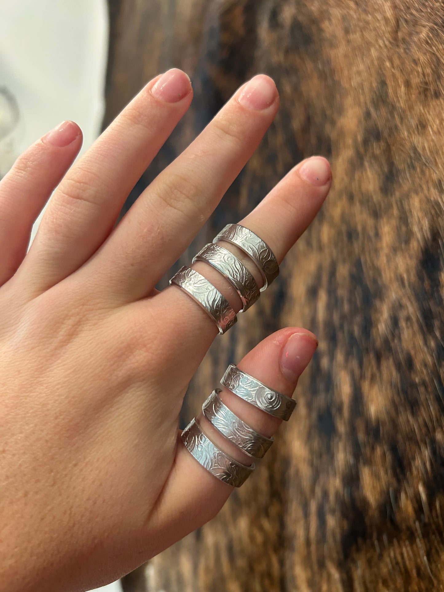 Floral stacker ring