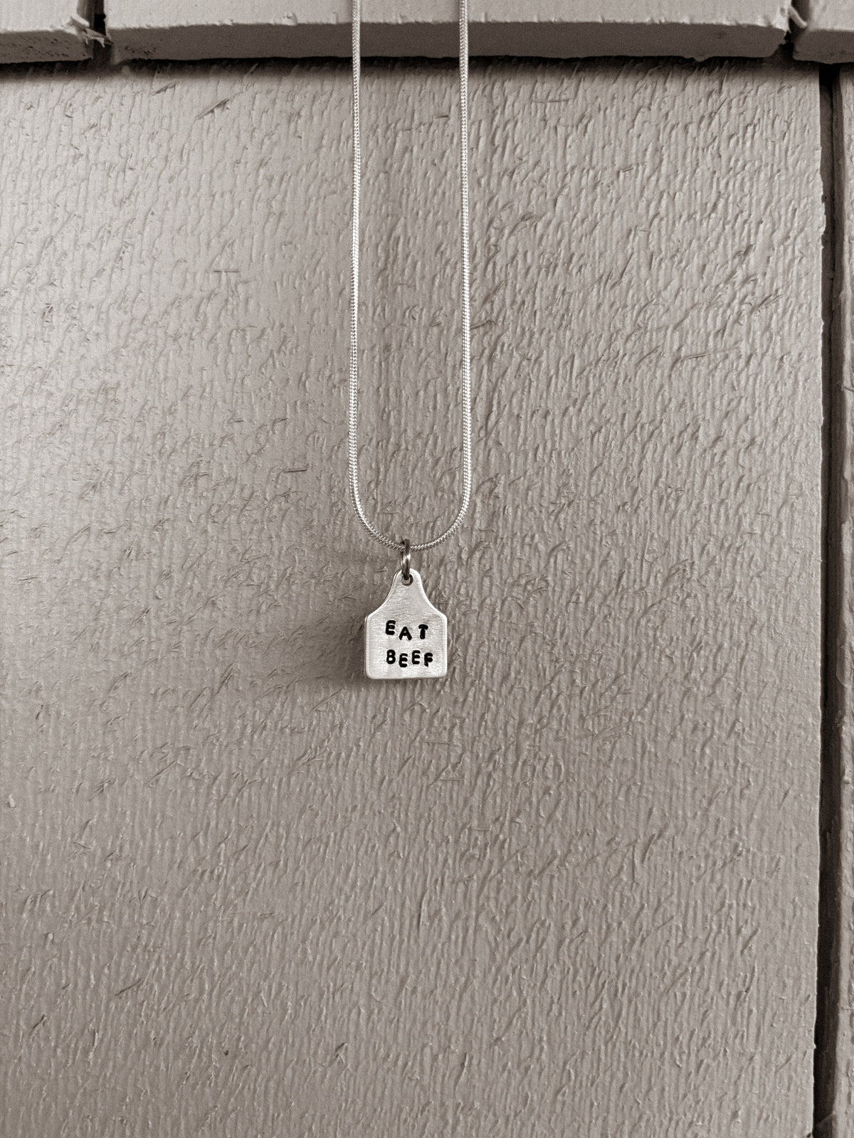 Eat beef necklace