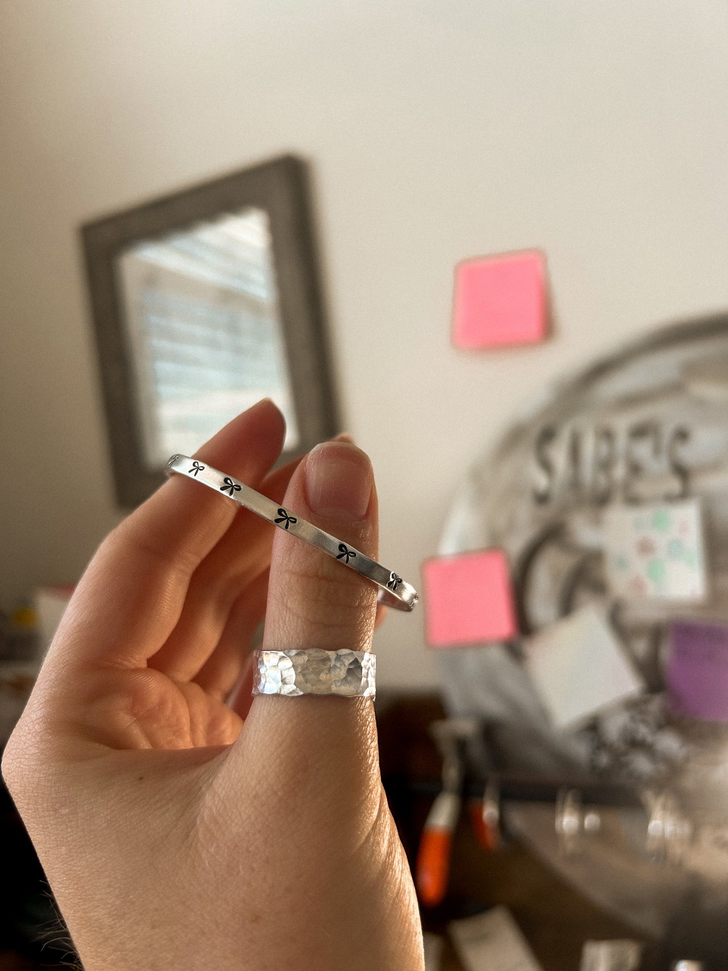 bow thin stacker cuff