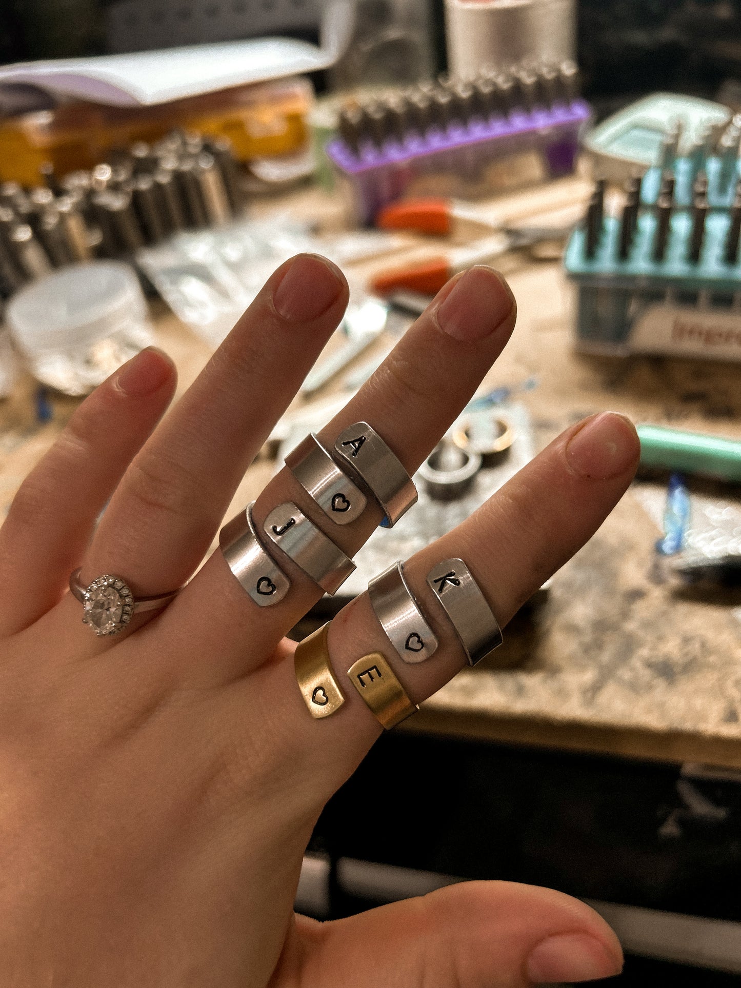 initial adjustable wrap ring