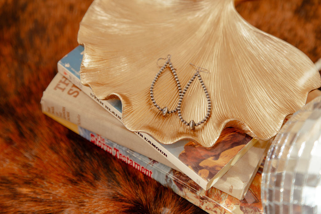 genuine Navajo pearl earrings
