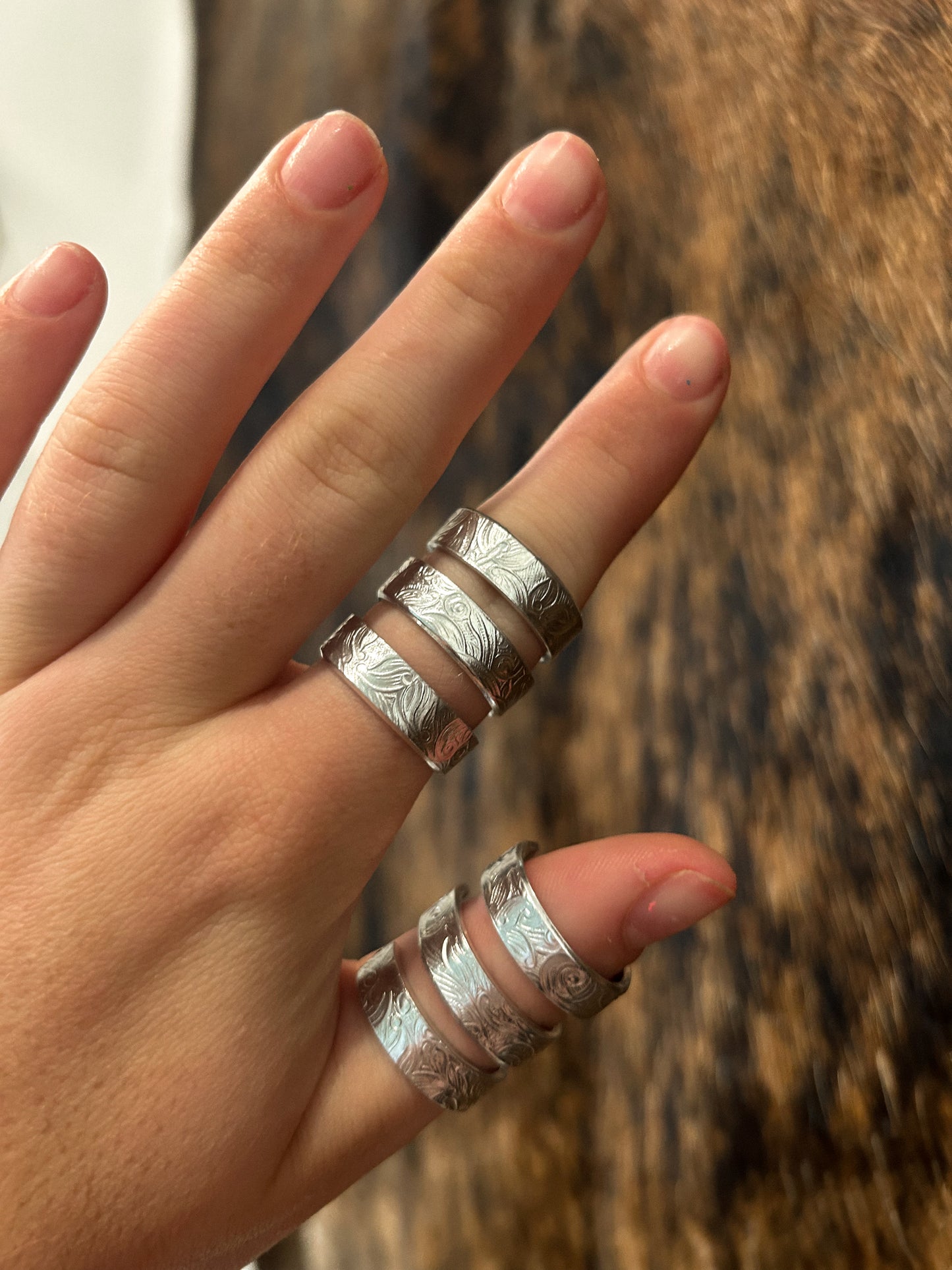 Floral stacker ring