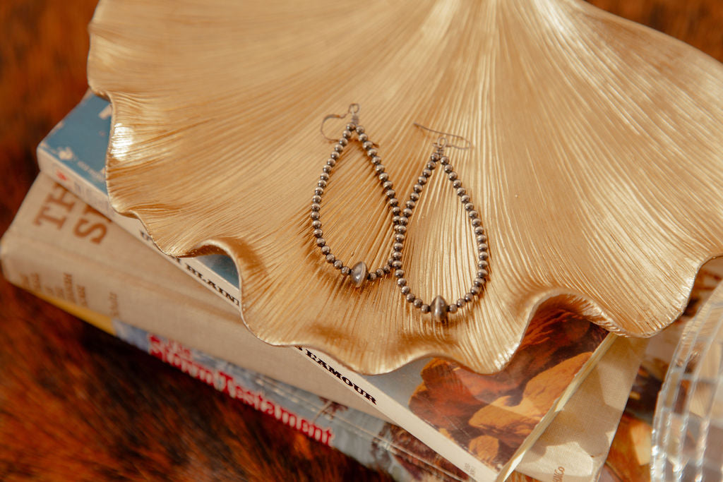 genuine Navajo pearl earrings