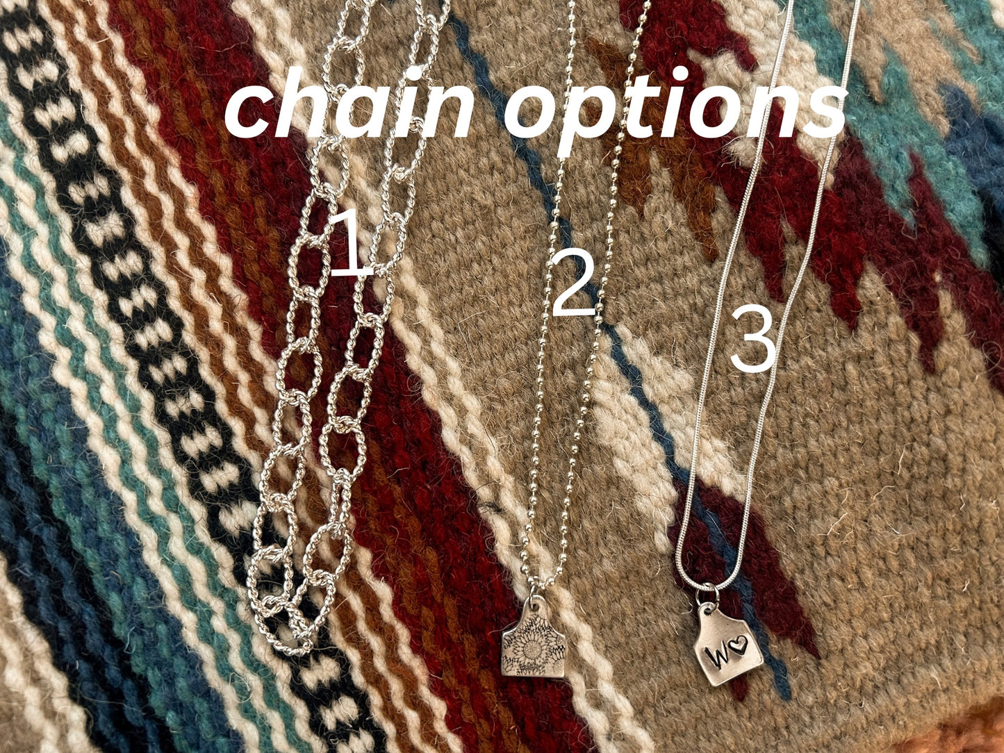 lovers cattle tag necklace