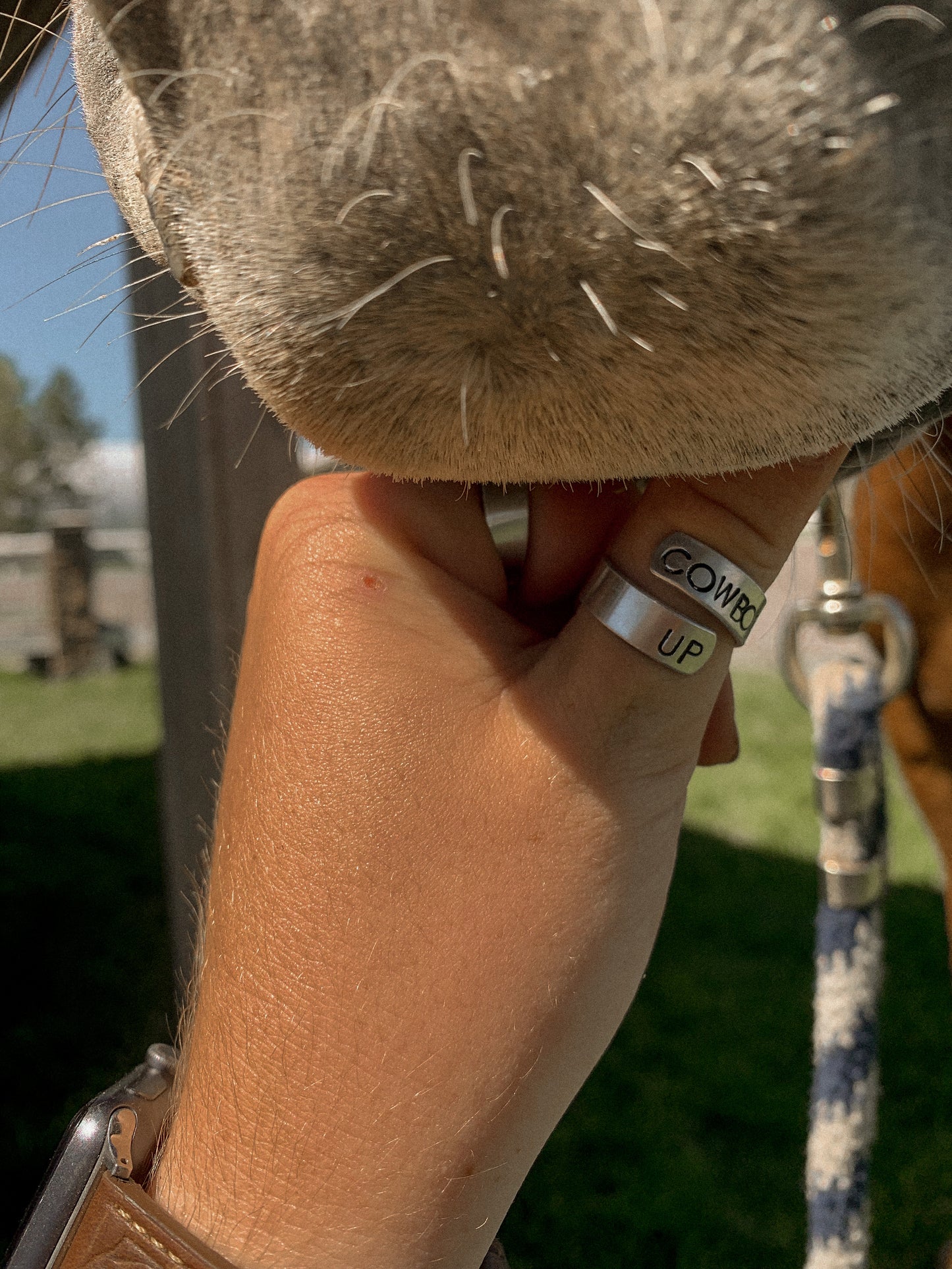 cowboy up adjustable wrap ring