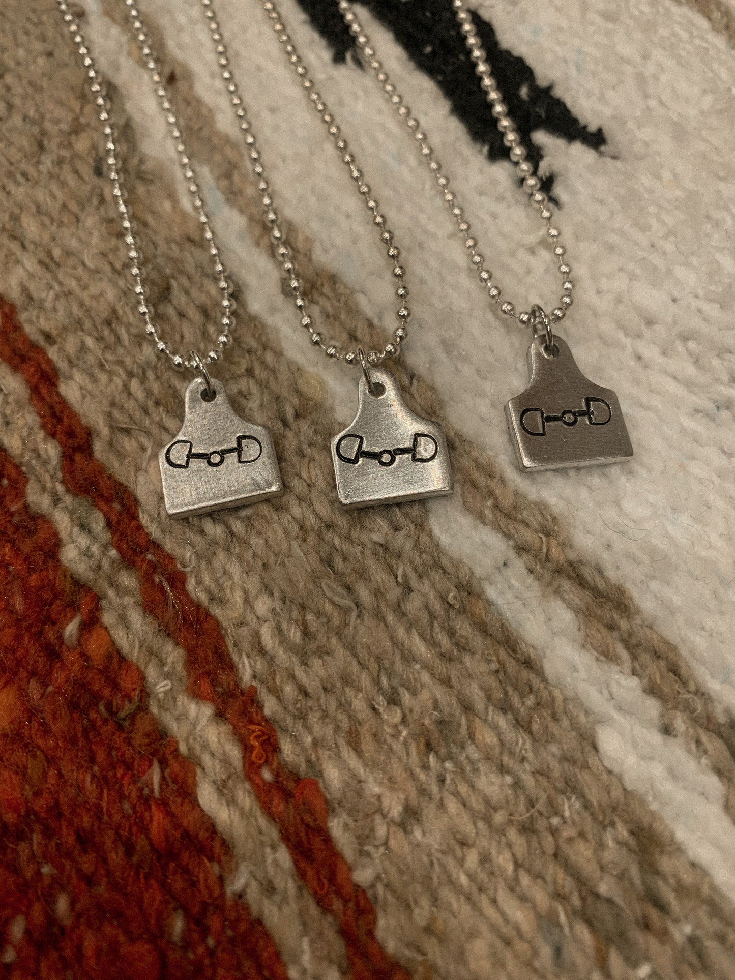 Snaffle bit necklace