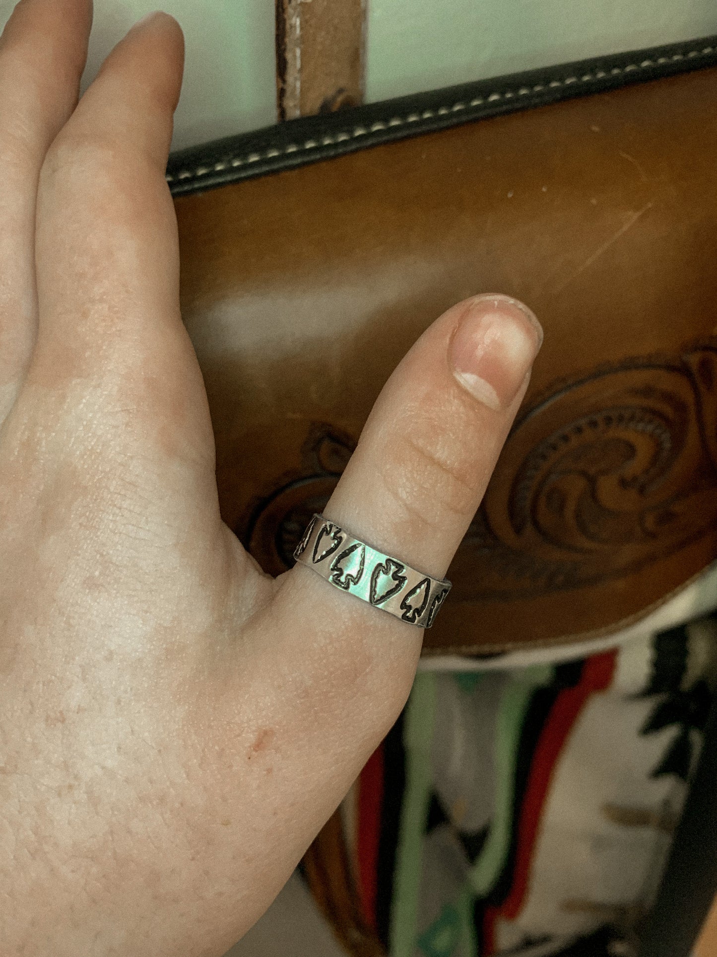 arrow head stacker adjustable ring