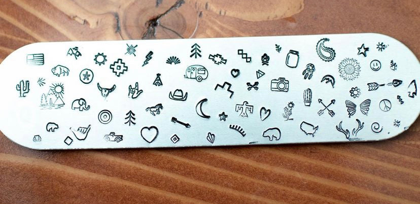 custom small cattle tag necklace