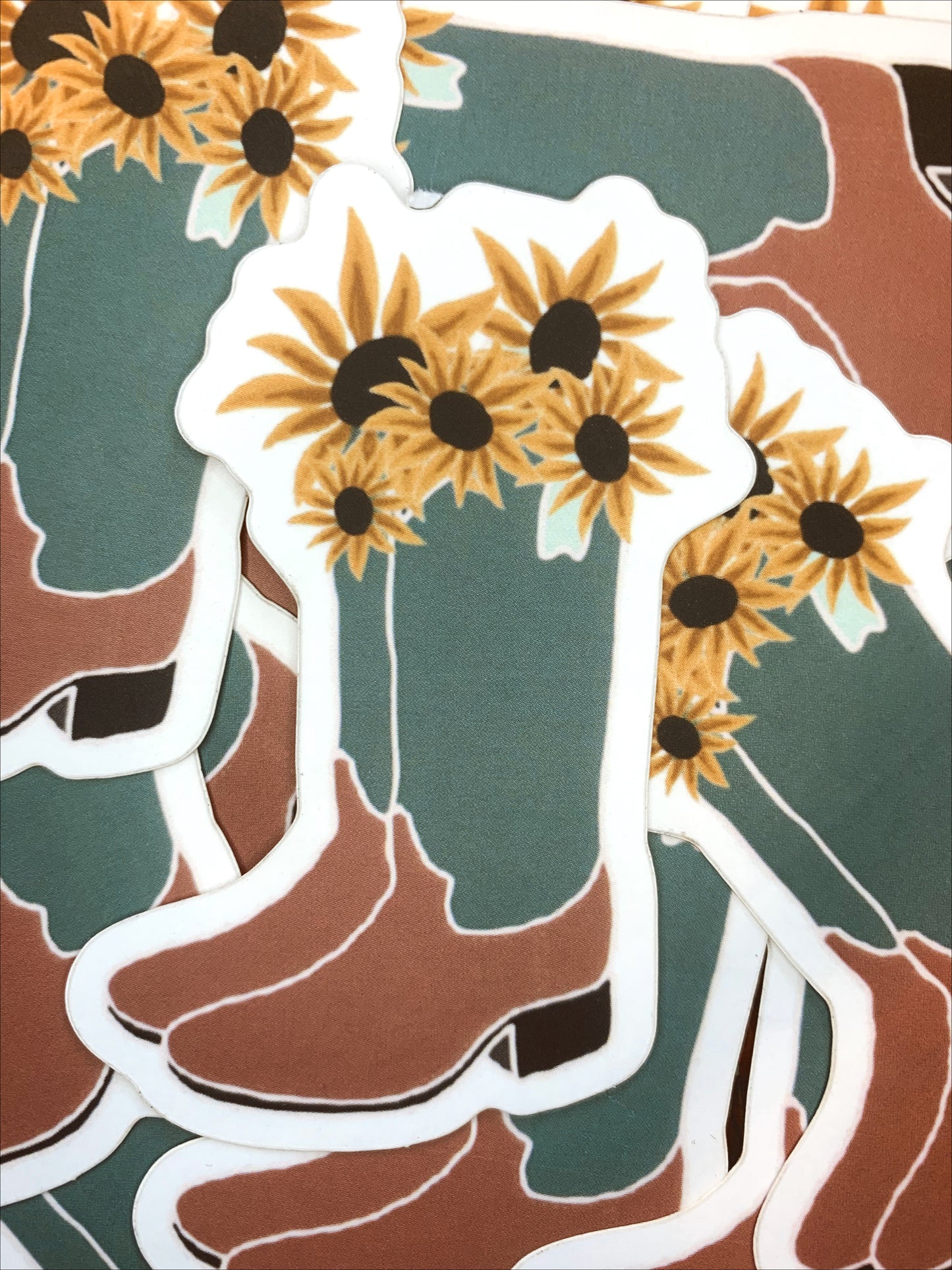 cowboy boot sticker
