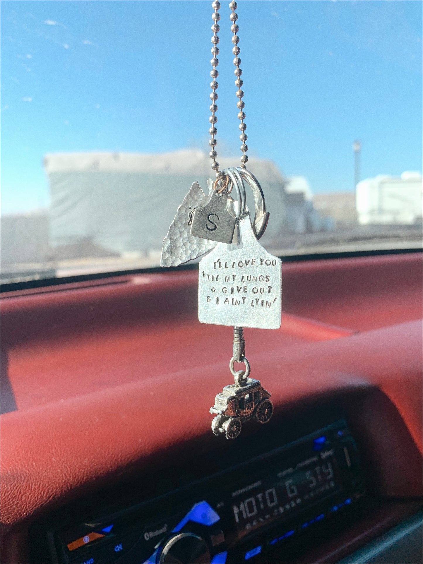 til my lungs give out keychain