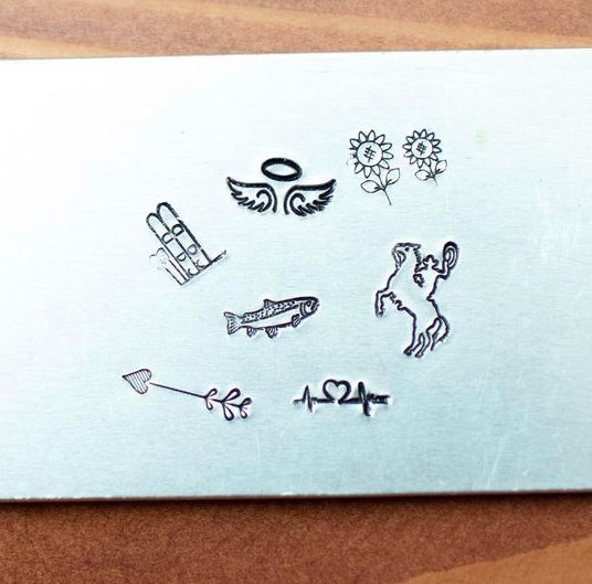 custom small cattle tag necklace
