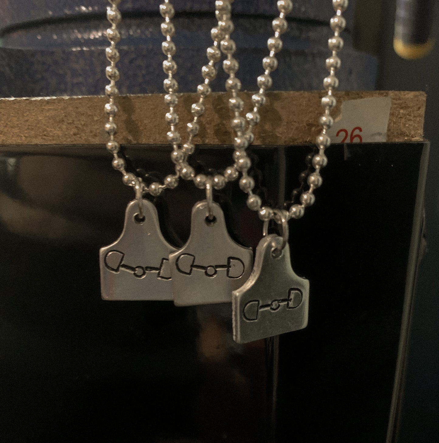 Snaffle bit necklace