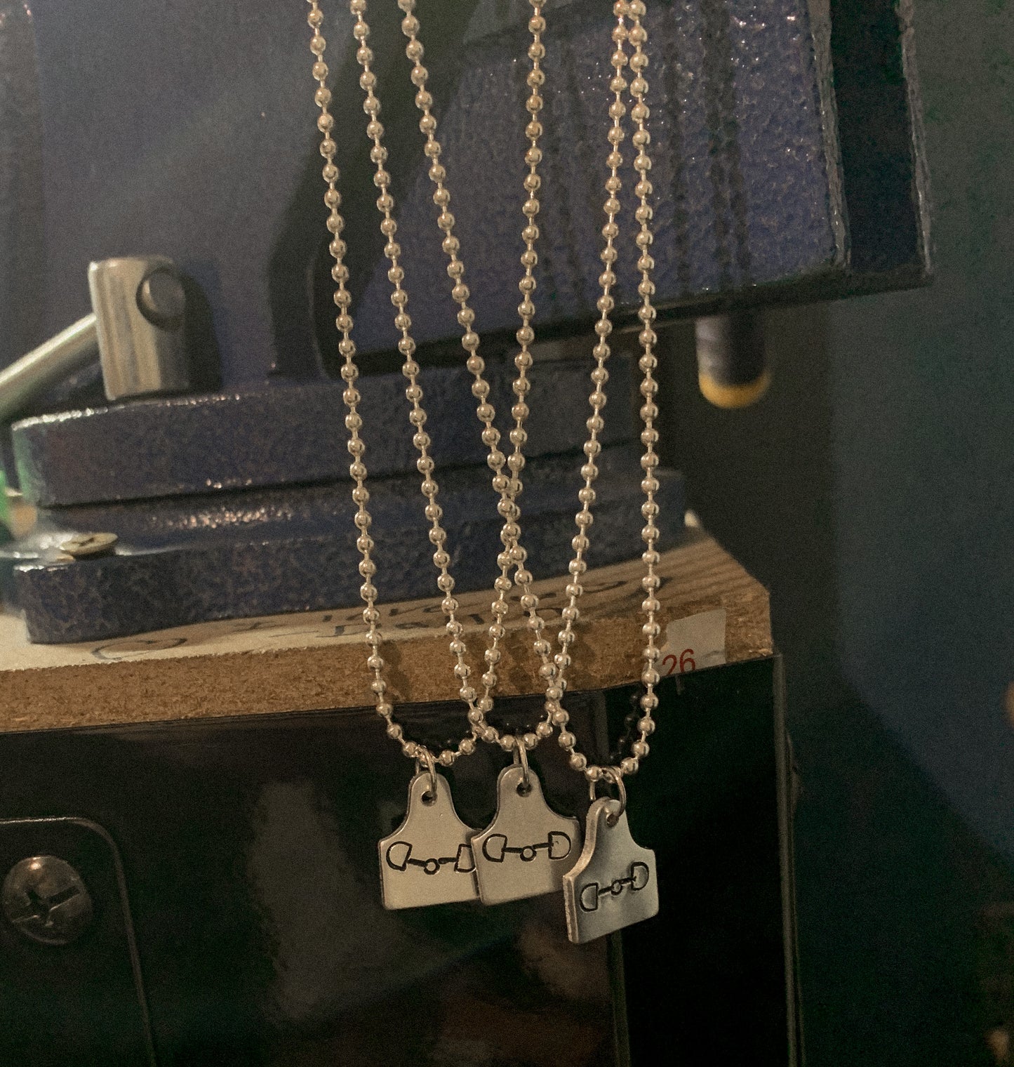 Snaffle bit necklace