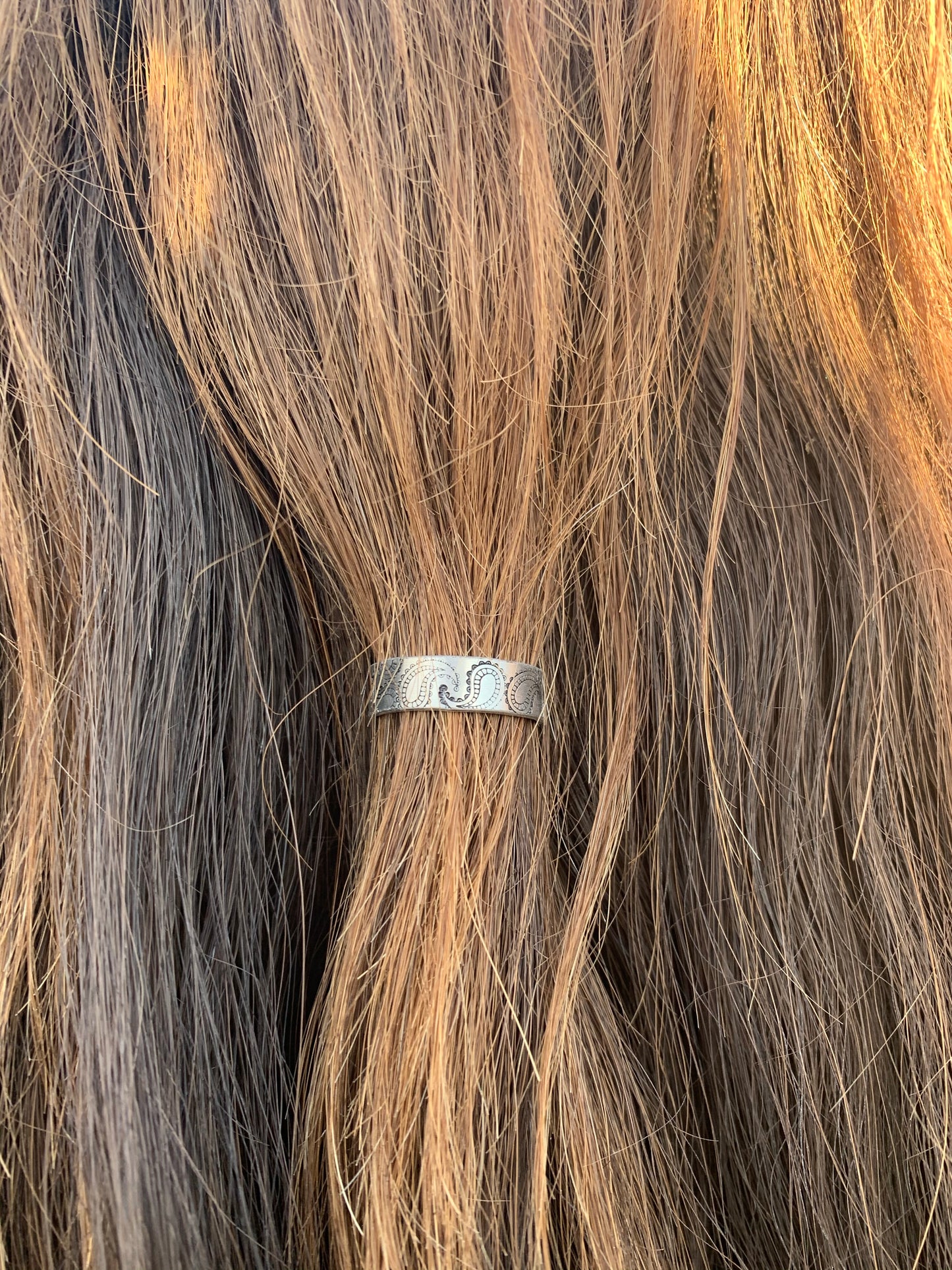 paisley adjustable stacker ring