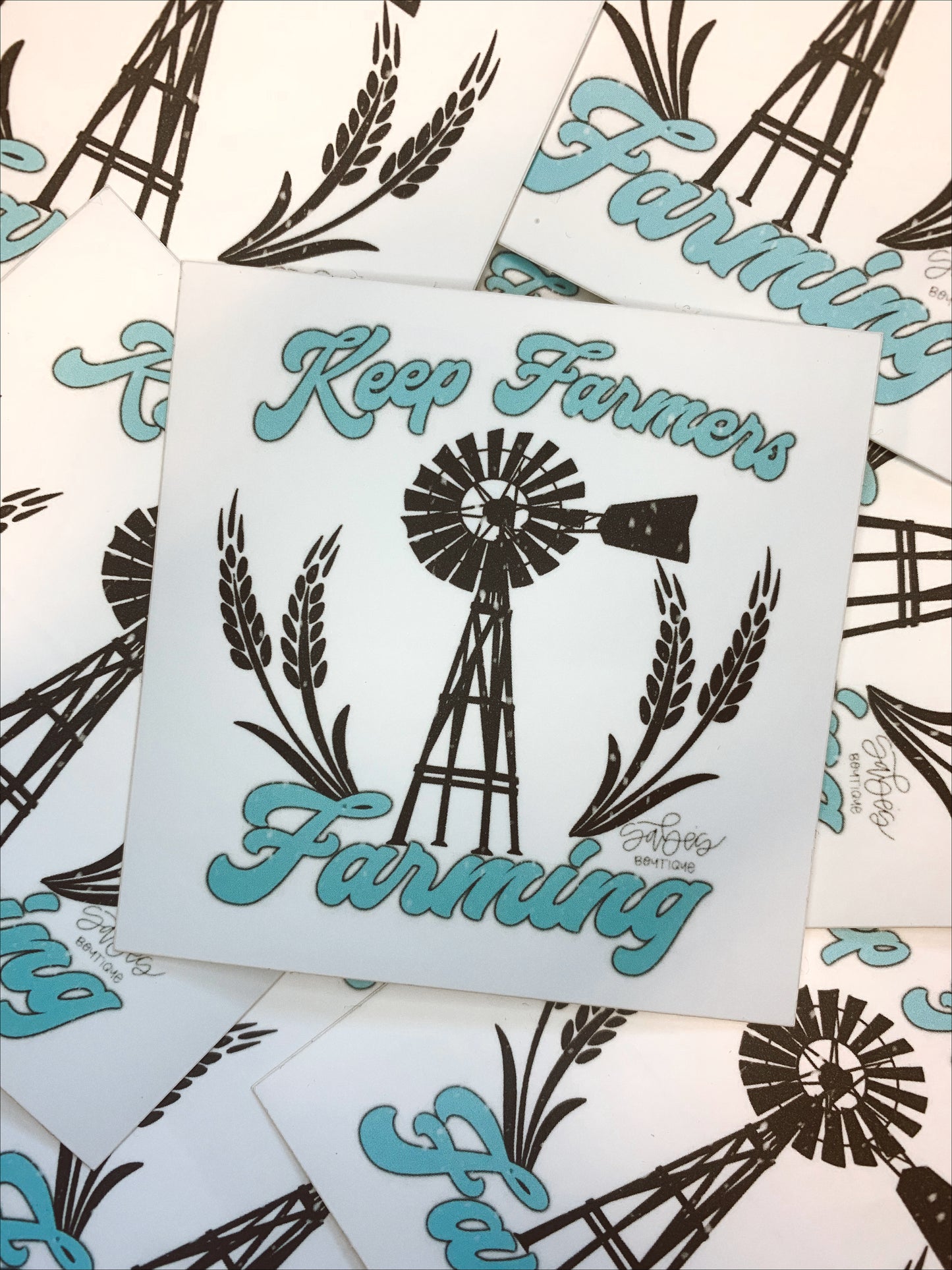 keep farmers farming sticker