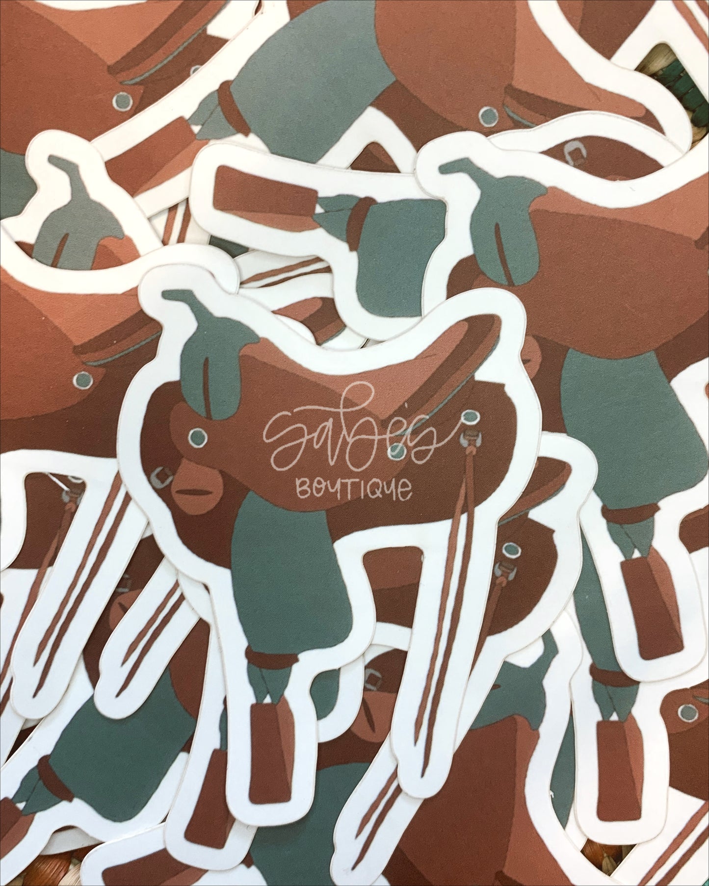 saddle up anyway sticker