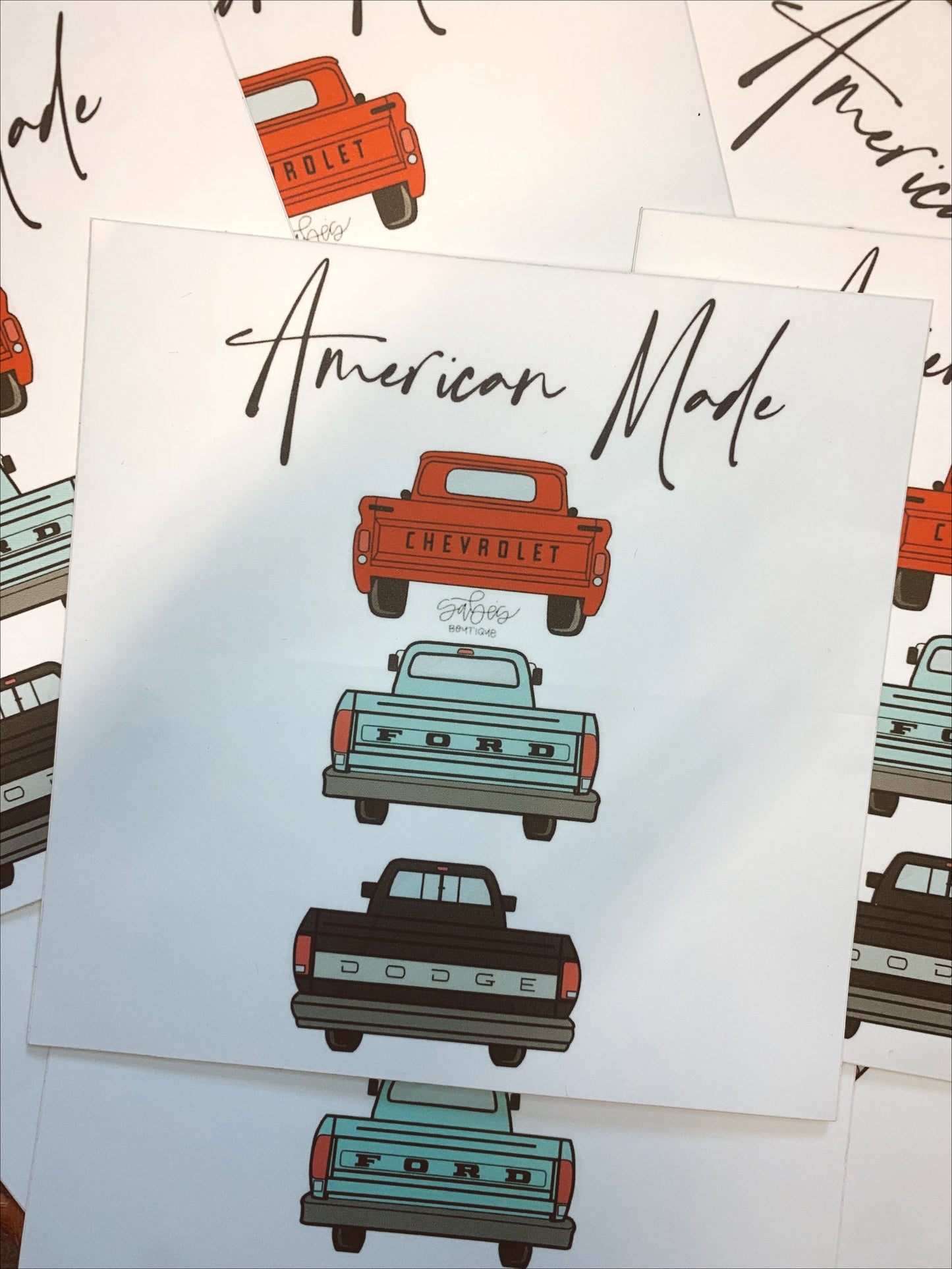 American made stickers