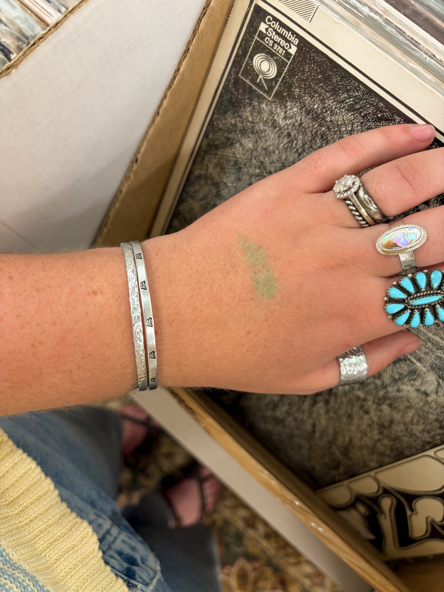 Butterfly stacker cuff