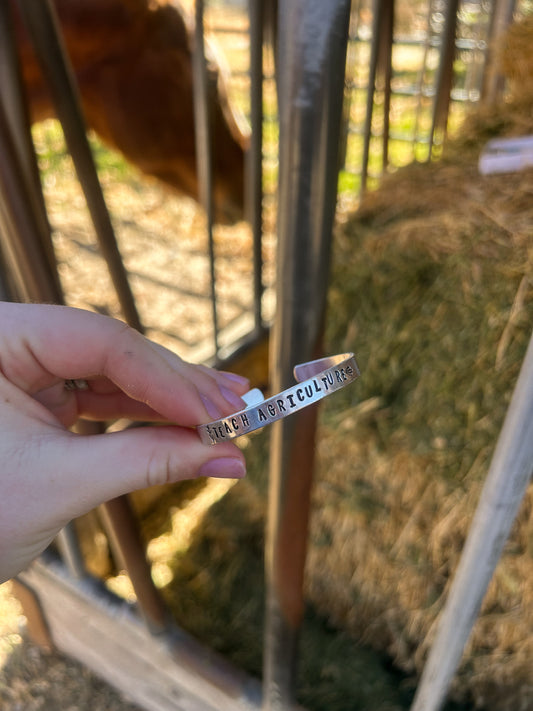 Teach agriculture cuff