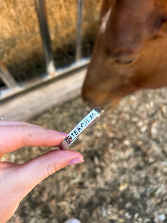 Teach ag cuff (feedlot addition)