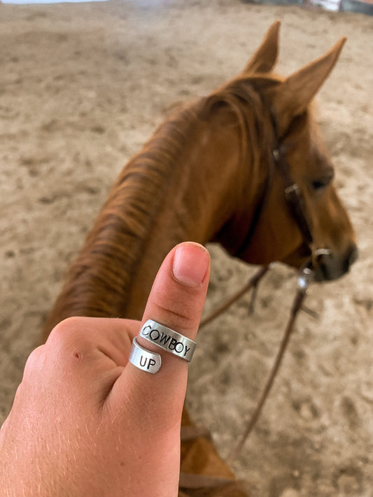 cowboy up adjustable wrap ring