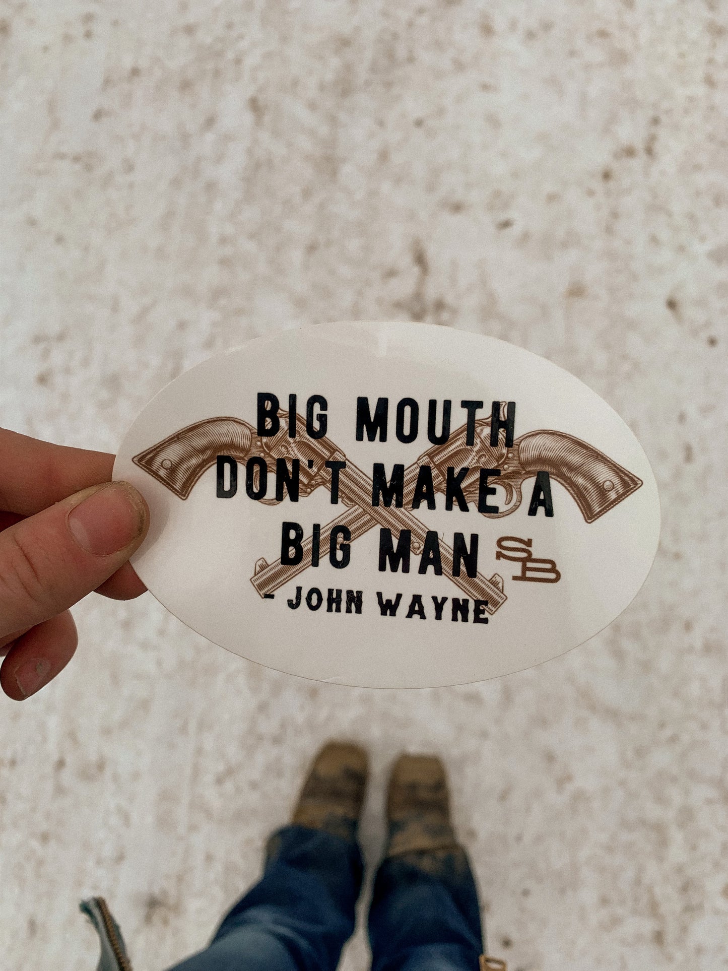 John Wayne stickers