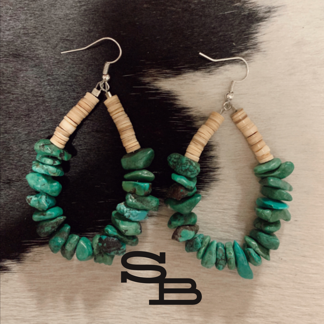 genuine turquoise earrings